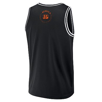 Men's Fanatics Black Cincinnati Bengals Elements Future Ground Jersey Tank Top