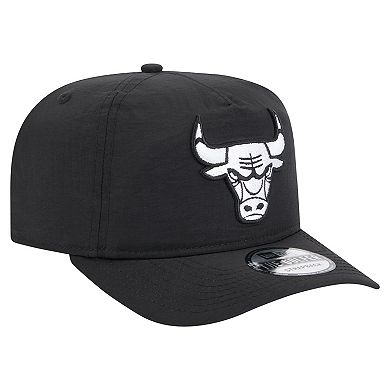 Men's New Era Black Chicago Bulls Injection Everyday Golfer Adjustable Hat