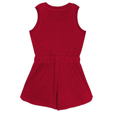 Girls Toddler Scarlet San Francisco 49ers Super Girl Romper
