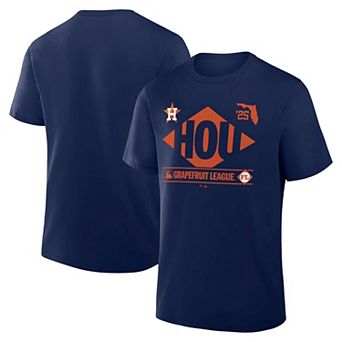 Men's Fanatics Navy Houston Astros 2025 Spring Training Grapefruit League True Icon T-Shirt