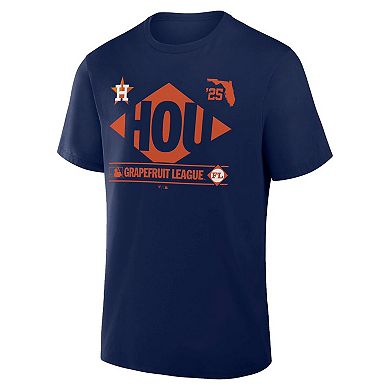 Men's Fanatics Navy Houston Astros 2025 Spring Training Grapefruit League True Icon T-Shirt