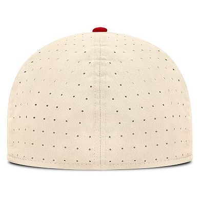 Men's Nike Natural Georgia Bulldogs On-Field Dugout True Performance Fitted Hat