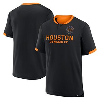 Men's Fanatics Black Houston Dynamo FC Stoppage Time Striker T-Shirt