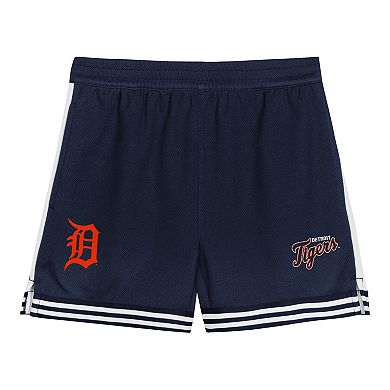Toddler Orange/Navy Detroit Tigers Pinch Hitter Infielder T-Shirt & Shorts Set