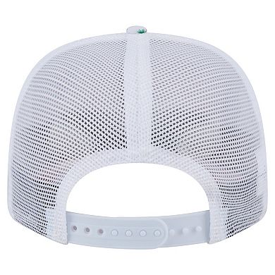 Men's New Era White Houston Texans Adventure Flamingo Pattern 9SEVENTY Stretch-Snap Hat