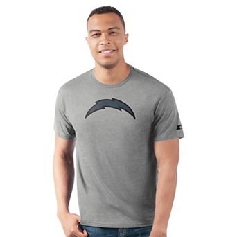 Men's Starter Heather Gray Los Angeles Chargers Prime Time T-Shirt
