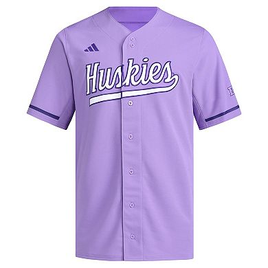 Men's adidas Purple Washington Huskies Replica Baseball Jersey