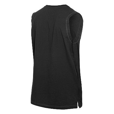 Men's New Era Black New Orleans Saints Leisure Collection Tank Top