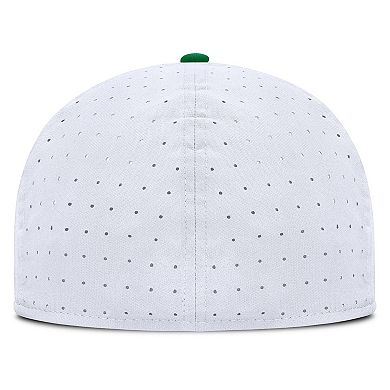 Men's Nike White Oregon Ducks On-Field Dugout True Performance Fitted Hat