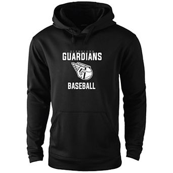 Men's Dunbrooke Black Cleveland Guardians Champion Pullover Hoodie