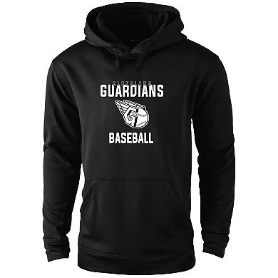 Men's Dunbrooke Black Cleveland Guardians Champion Pullover Hoodie