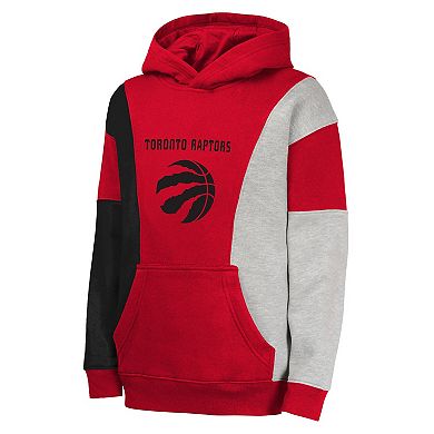 Youth Red Toronto Raptors Ace In the Hole Pullover Hoodie
