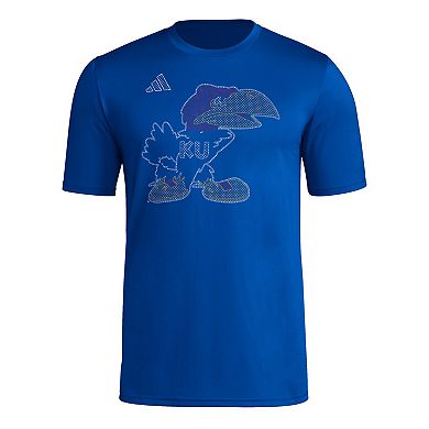 Men's�adidas Royal Kansas Jayhawks Locker Local Impression T-Shirt