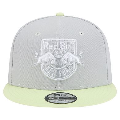 Men's New Era Gray New York Red Bulls Color Pack Two-Tone 9FIFTY Snapback Hat