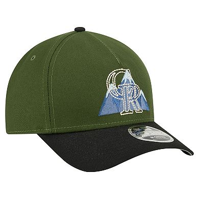 Men's New Era Dark Green Colorado Rockies City Feature 9FORTY A-Frame Adjustable Hat