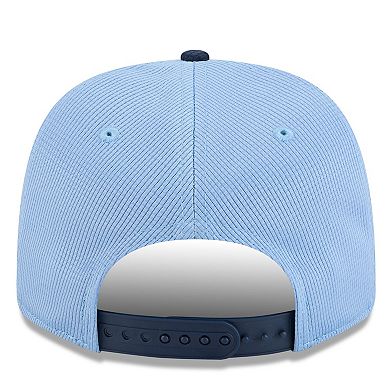 Men's New Era Sky Blue/Navy Sporting Kansas City 2025 Jersey Hook 9SEVENTY Stretch-Snap Hat