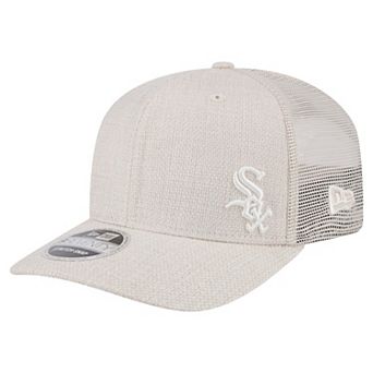 Men's New Era Light Beige Chicago White Sox Flawless 9SEVENTY Stretch-Snap Hat