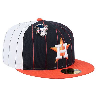Men's New Era Navy Houston Astros Pinstripe 59FIFTY Fitted Hat