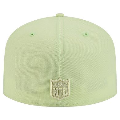 Men's New Era Green New York Jets Color Pack A-Frame 59FIFTY Fitted Hat