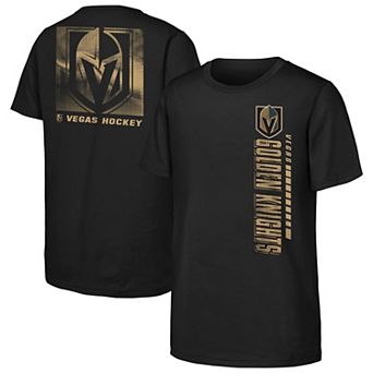 Youth Black Vegas Golden Knights Atmosphere T-Shirt