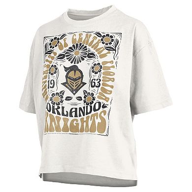 Women's Pressbox White UCF Knights Harmony Oversized T-Shirt