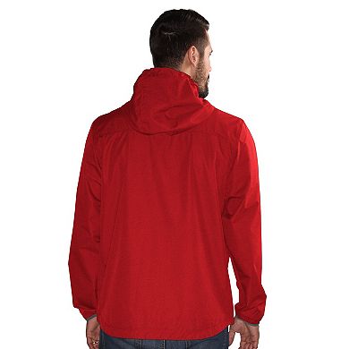 Men's G-III Sports by Carl Banks Red Cincinnati Reds Double Play Hooded Lightweight Full-Zip Jacket