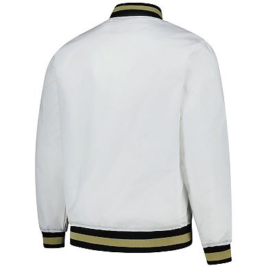 Unisex Charlie Hustle White Colorado Buffaloes Full-Snap Varsity Jacket