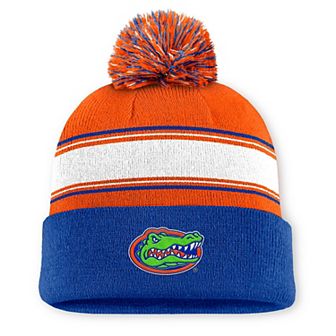 Men's Top of the World Orange/Royal Florida Gators Ambient Cuffed Knit Hat with Pom