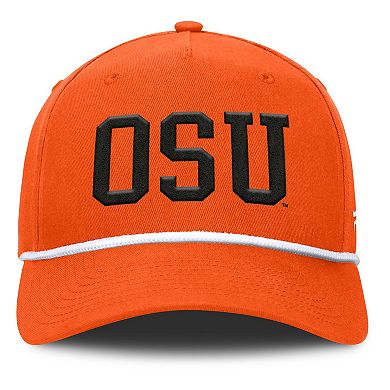 Men's Fanatics Orange Oregon State Beavers Foul Ball Rope Adjustable Hat