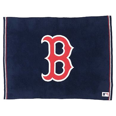 "Barefoot Dreams Boston Red Sox 54"" x 72"" CozyChic Throw Blanket"