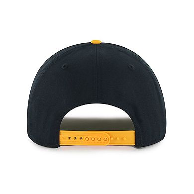 Men's '47 Black Pittsburgh Pirates Dropshadow Rope Hitch Adjustable Hat