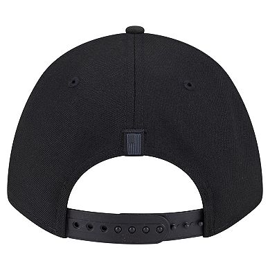 Men's New Era Black Phoenix Suns Game Day Flag A-Frame 9FORTY Adjustable Hat