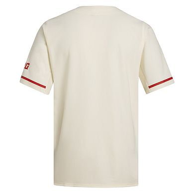 Men's adidas Cream Rutgers Scarlet Knights Replica Baseball Jersey