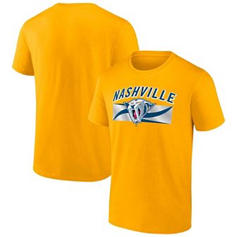 Men's Fanatics Gold Nashville Predators Confidential Program T-Shirt