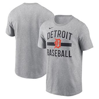 Men's Nike Heather Gray Detroit Tigers Arched T-Shirt