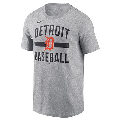 Men's Nike Heather Gray Detroit Tigers Arched T-Shirt