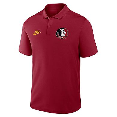 Men's Nike Garnet Florida State Seminoles Primetime Victory Legacy Vault Logo Performance Polo