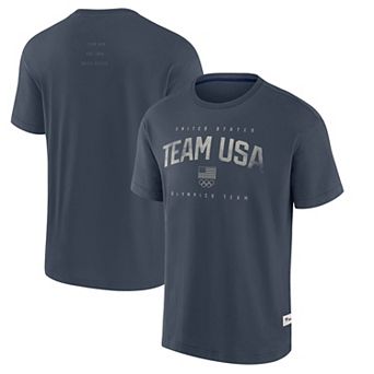Men's Fanatics Navy Team USA Elements Weathered Tonal Future Ground T-Shirt