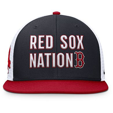Men's Nike Navy Boston Red Sox Pro Trucker Snapback Hat