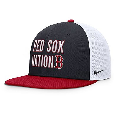 Men's Nike Navy Boston Red Sox Pro Trucker Snapback Hat