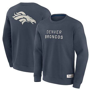 Men's Fanatics Navy Denver Broncos Elements Future Ground Lettering Pullover Sweatshirt