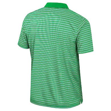 Men's Colosseum Green Oregon Ducks Striped Polo