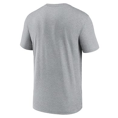 Men's Nike Heather Gray Kansas City Royals Tricode Legend Performance T-Shirt