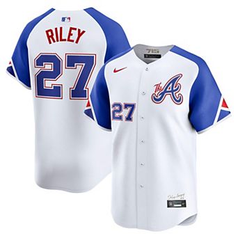 Men's Nike Austin Riley White Atlanta Braves City Connect Limited Jersey