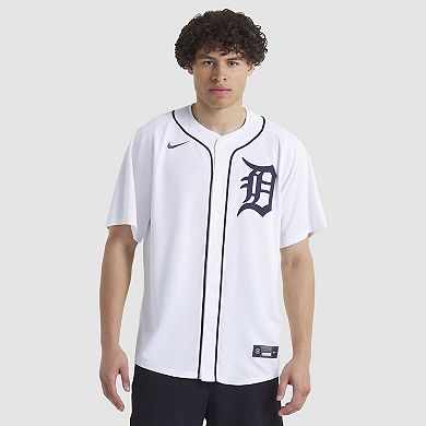 Men's Nike White Detroit Tigers Home Limited Jersey
