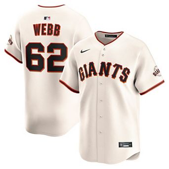 Men's Nike Logan Webb Cream San Francisco Giants Home Limited Player Jersey