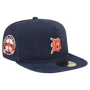 Men's New Era Black Detroit Tigers Championship Side Flag A-Frame 59FIFTY Fitted Hat