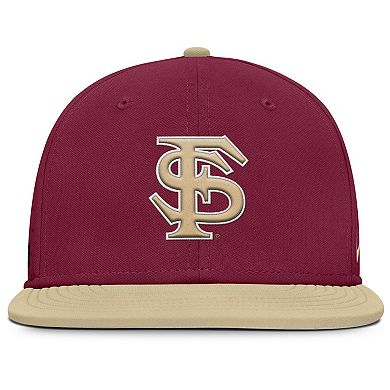 Men's Nike Garnet Florida State Seminoles On-Field Dugout True Performance Fitted Hat