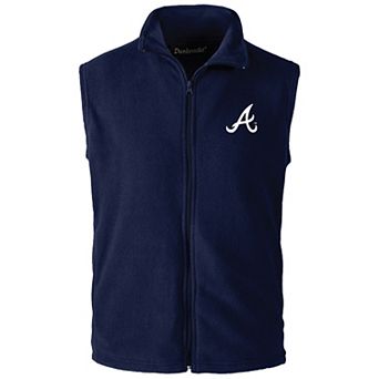 Men's Dunbrooke Navy Atlanta Braves Full-Zip Vest