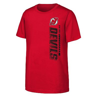 Youth Red New Jersey Devils Atmosphere T-Shirt